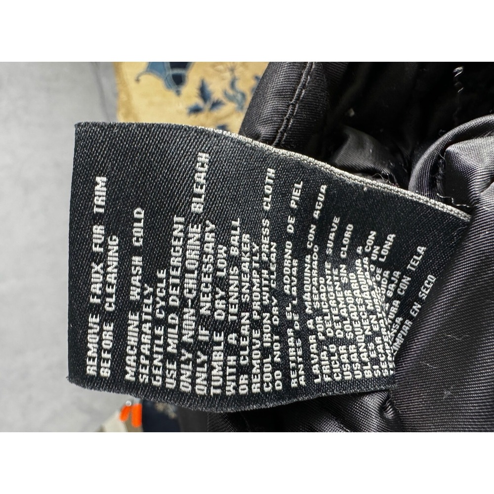 1 Madison Expedition Parka Adult M Heritage Jacket Black Faux Fur Hood‎ Womens - Picture 15 of 16
